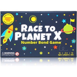 Race to Planet X: Number Bond Game - Math Games for Kindergarten, First Grade - Learn Addition Subtraction with a Super Fun Board Game