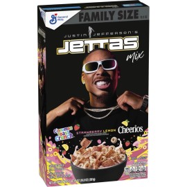 General Mills •.*Limited Edition Justin Jefferson's 🏈 Jettas Mix Cereal, 19.8 oz•.*