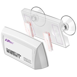 Amoner U EZ Pass Holder for Windshield for Most States Major, Ezpass Holder for Windshield Easy to Install and Remove Ipass Sticker Mount Toll Transponder for Car