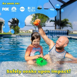 Water Flying Discs for Kids: Soft Sports Disc 2 Pack - Soaks The Target On Impact - Best Swimming Pool Toys & Beach Water Toys - Fun Toy Outdoor Games - Birthday Gifts for Boys & Girls All Ages