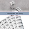 ECSiNG 100pcs Transfer Tamper-Proof Security Void Stickers Evident Security Guarantee
