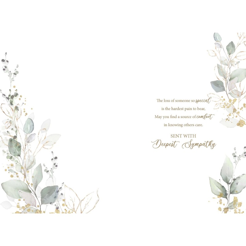 On The Sad Loss of Your Husband Sympathy Card