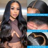 26inch (100% Human Hair) Water wave Lace Front Wigs Human