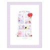 Kamio Japan BT21 10 Pocket Clear File Chibi Towel Room