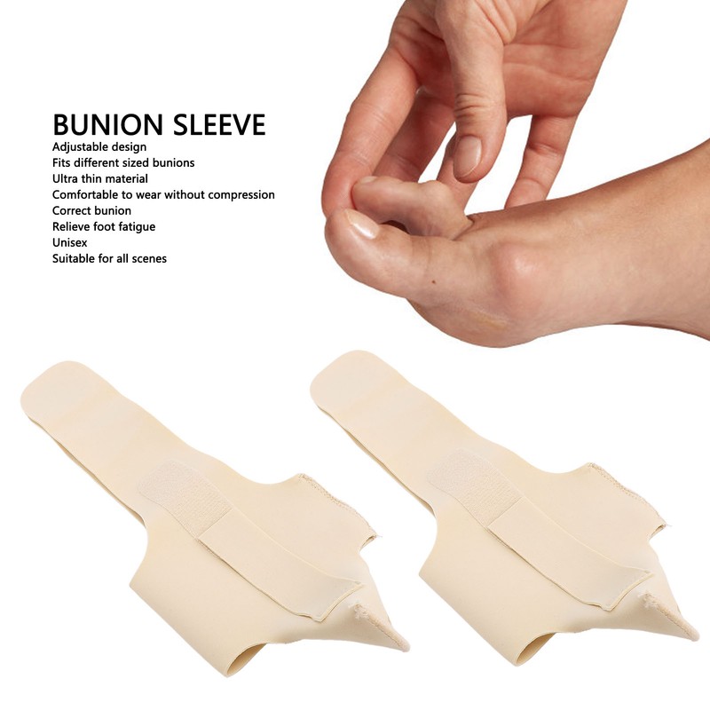 1 Pair Big Toe Straightener Adjustable Ultra Thin Lightweight Universal