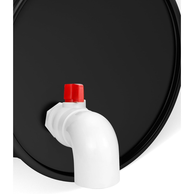 QWORK 2" Drum Faucet Plastic Barrel Faucet with EPDM Gasket