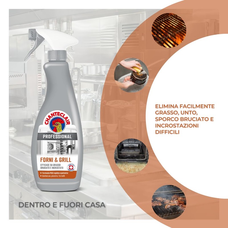 CHANTECLAIR SGRASSATORE FORNI PROF. 700 ml