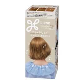 Liese Tint Color Gel Milky Beige (191ml) for Black Hair