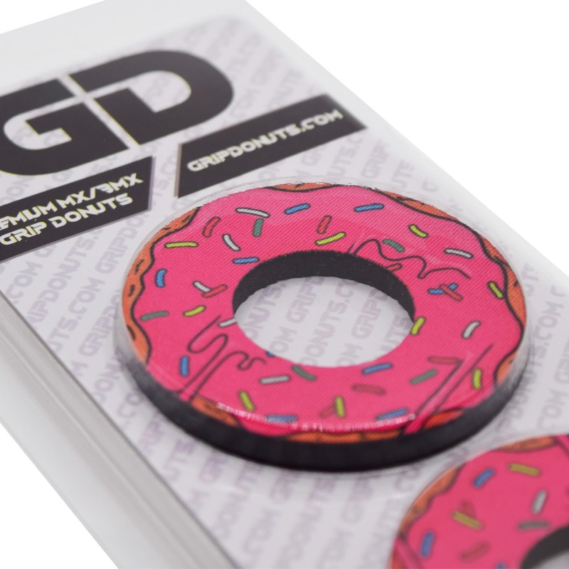 Pink Doughnut - Gripdonuts.com® Premium MX BMX Dirt Bike Motorcycle