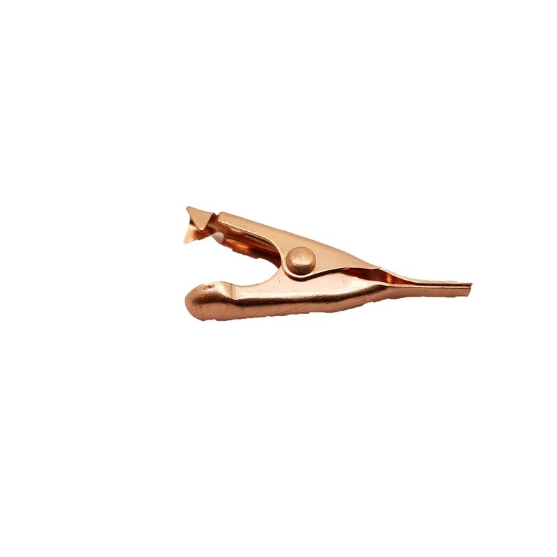 Smooth Toothless Alligator Clips Solid Copper - 4 Pack -