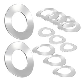Ctyjia Pack of 20 Wave washers, spring washers, stainless steel, M10 washers, spring washers, corrugated washers