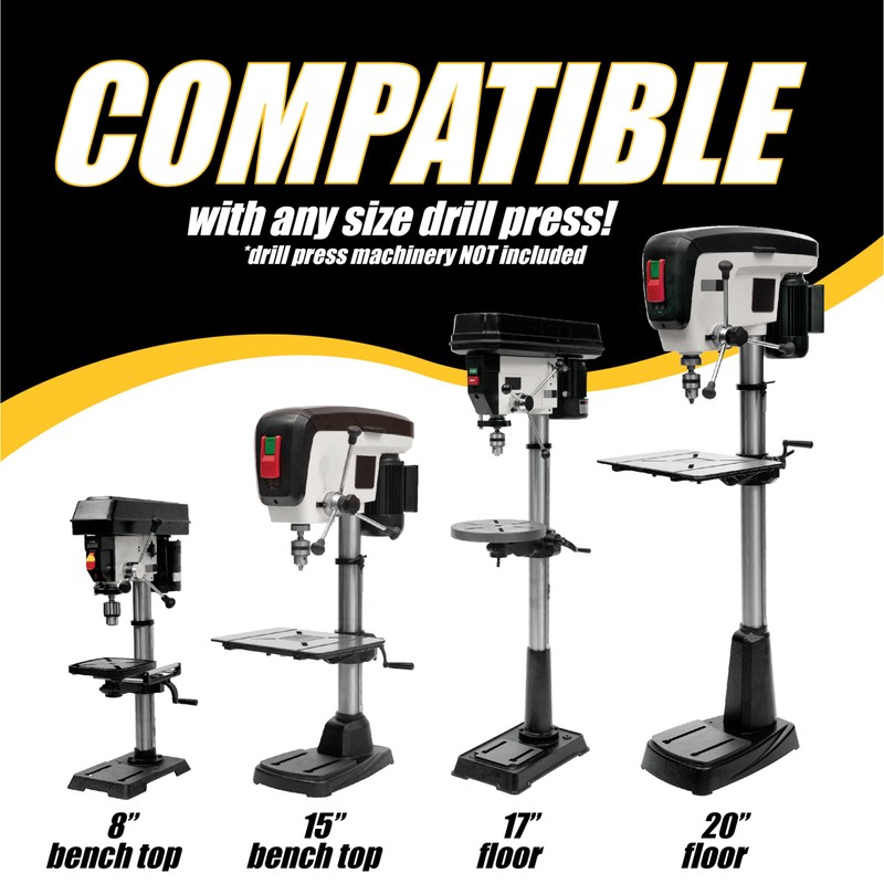 Fulton Woodworking Tools X-Stream Drill Press Dust Collector with Multi-Axis