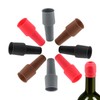 12 Pcs Wine Stoppers, Silicone Wine Stoppers for Bottles, Leak