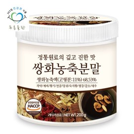 green fields Pureun Deulpan Jujube Ginger Ssanghwa Tea Powder 200g 1 Container Ssanghwa Concentrated Powder / 푸른들판 대추 생강 쌍화차 가루 200g 1통 쌍화 농축 분말