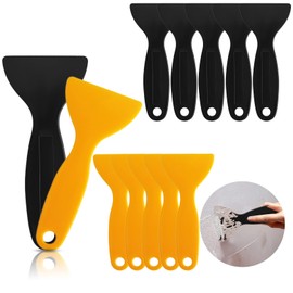 Pack of 12 Plastic Spatula Set, 3D Printing Spatula Scraper, Air Bubble Remover Tools, Wallpaper Scraper, Spatula Scraper, Plastic Spatula for Resin Removal and Patching
