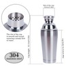 JWJIUEJIU 21oz Cocktail Shaker - Insulated Double Wall, Martini Shaker,