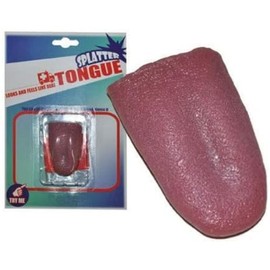 Funny Fashion e60593 fausse langue collante realiste Mützen, Masken und Partyzubehör, Sand