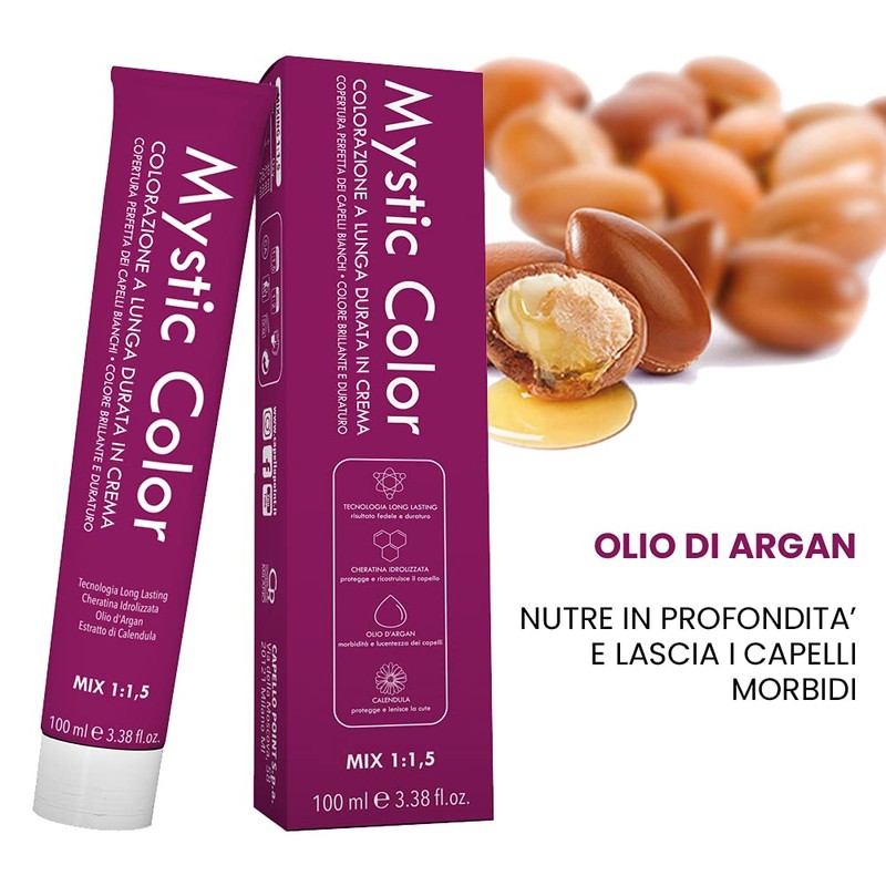 Mystic Color - Permanent Cream Colouring with Argan Oil and