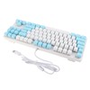 87 Keys Computer Keyboard Mixed Light Mechanical Computer Peripherals for