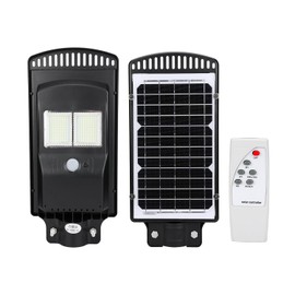 Solar Street Lights, Outdoor Waterproof Dusk to Dawn Solar Flood Light with Motion Sensor & Remote Control, LED Security Wall Lamp for Court Yard Garden Parking Lot (70W/192LED)