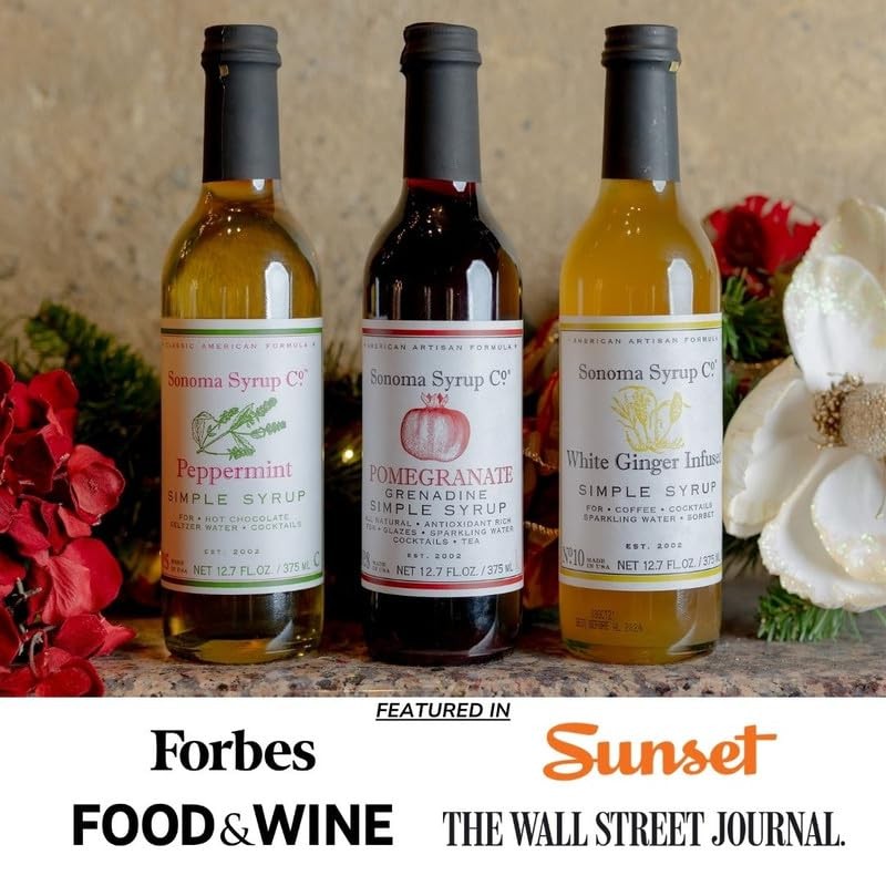 Sonoma Syrup Co White Ginger Simple Syrup 12.7 Fl Oz