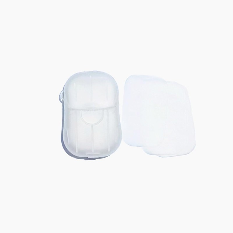 SUPVOX 5 Packs Travel Soap Paper 100 Sheets Hand Washing