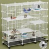 STILLCOVE Big Guinea Pig Cages Indoor: 3-Tier C&C Rabbit Cage