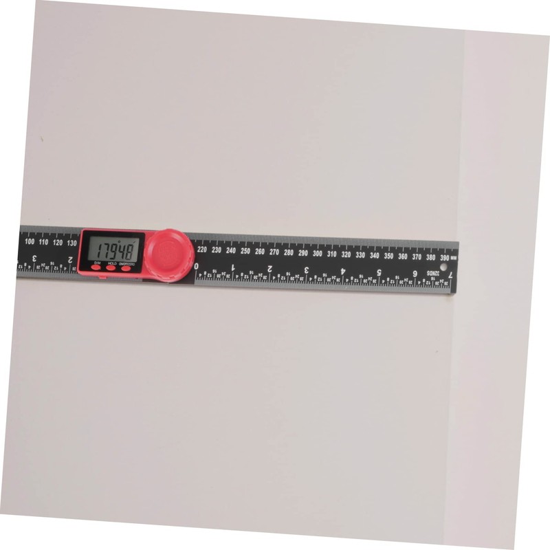 Operitacx Digital Angle Ruler with Display Black Vernier Caliper Level