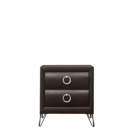 ACME Tablita Nightstand - - Dark Merlot