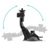 DAUERHAFT Camera Car Suction Cup Adapter, Durable, Easy to Use