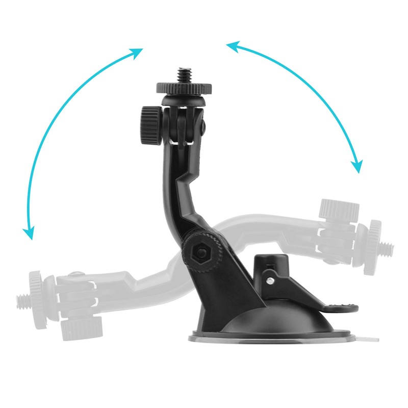 DAUERHAFT Camera Car Suction Cup Adapter, Durable, Easy to Use