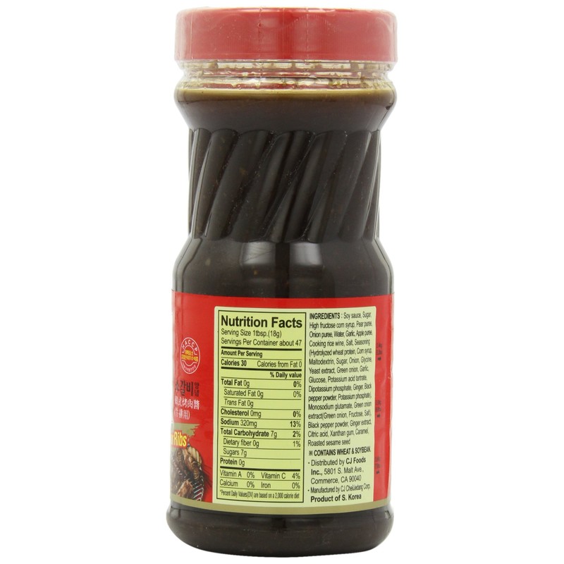 CJ Korean BBQ Sauce - Bulgogi, 29.63-Ounce Bottles (Pack of