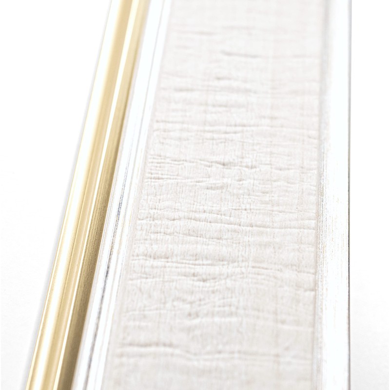 8163 UV Protection Acrylic Picture Frame with MDF Backing (White,