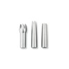 iSi Stainless Steel Tips - for Dressing Cream, Desserts, Espumas,