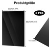 6 Stück Acrylglas Platte Schwarz Kunststoffplatten Acrylplatte Plastikplatte Acryl Kunststoffplatte