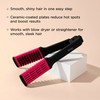 Diane Ceramic Straightening Brush with Nylon Bristles for Smoothing and