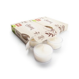 Pinyon & Patchouli Premium Tealight Candles Multi Pack - Highly Scented with Essential Oils - 12 White Tea Lights - Beautiful Candlelight - Made in The USA - Incense & Earth Collection
