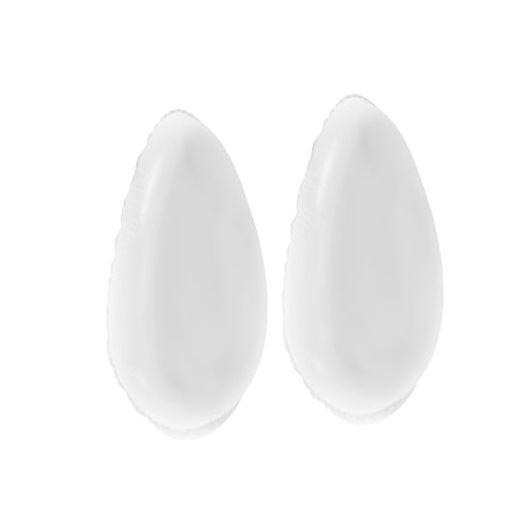 2 Pcs Clear Silicone Makeup Puff Washable Blush Applicator for