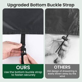 Mrrihand Chaise Lounge Cover, Patio Furniture Covers Waterproof, Patio Lounge Chair Cover Waterproof and UV Resistant, Oxford Heavy Duty Covers with Air Vent 2 Pack - 76L x 32W x 32H inch