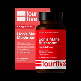 Fourfive Lions Mane Complex Energy & Focus 4000mg 60 Capsules