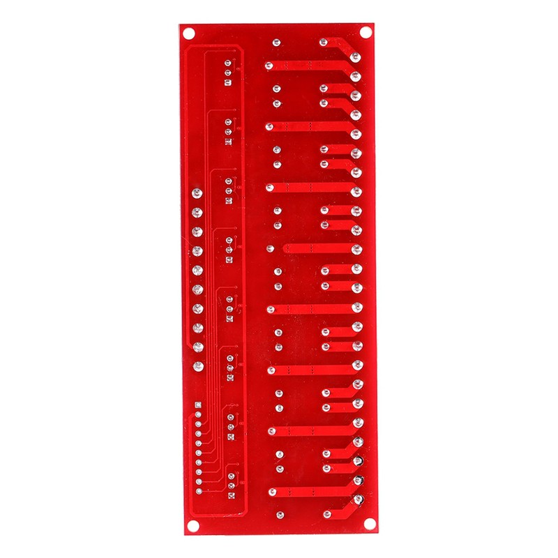 DC 12V 8‑Channel High Low Level Dyal Ttigger Relay Module