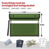Upgraded 5200°F Heat Insulated Fireproof Money Bag with 8 layers