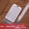 Metal ID Badge Holder for Women Men 5mlggoods Aluminum Retractable