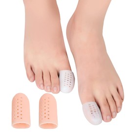 Toe Toe Toe Cap Toe Protection Cap Toe Impact Toe Protective Cap Protector 2 Colors 4 Piece Set Soft Toe Protection Finger Sack Shock Absorption Gel Cushion Toe Protector Shoe Rubbing Toe Protective