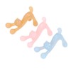 3pcs Silicone Baby Teether for Teething Relief Cute Cat Shape