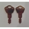 2 Replacement Keys Cut to Key Code 3T2 Sentry Safe