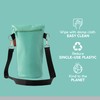 Typhoon Pure Vegan Leather Bottle Bag, Aqua Blue
