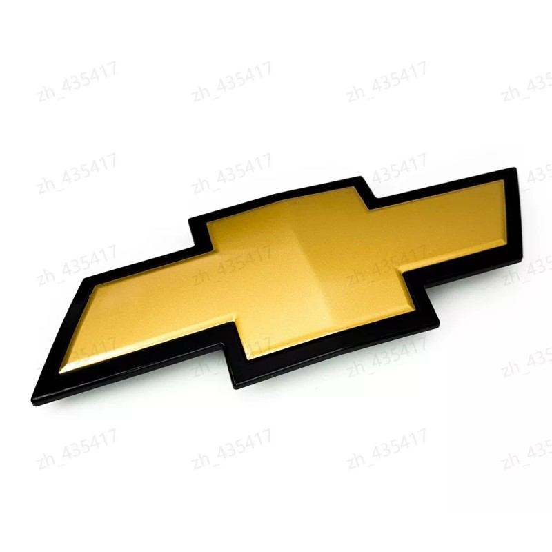 AUTO Front Bowtie Emblem Gold Black Fit 2011-2014 Silverado 2500HD