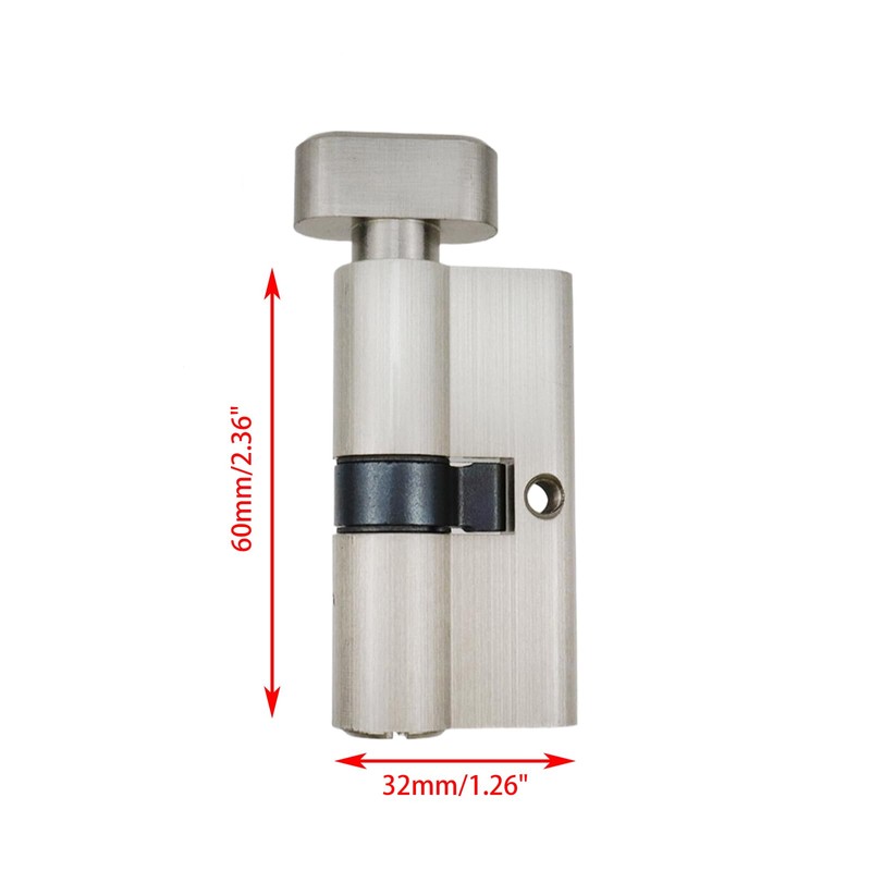 Savagrow 60mm Lock Cylinder with 3 Keys Solid Brass Door