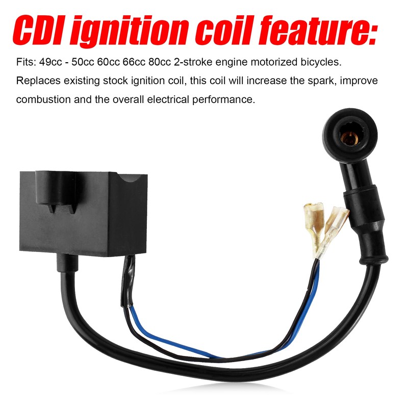 YOFMOO CDI Ignition Coil Magneto Stator Coil for 49cc 50cc